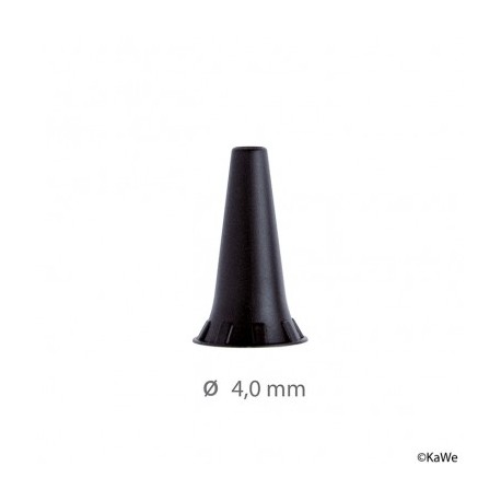 KaWe - Dauer-Ohrtrichter schwarz, Ø 4 mm (10 Stck.)
